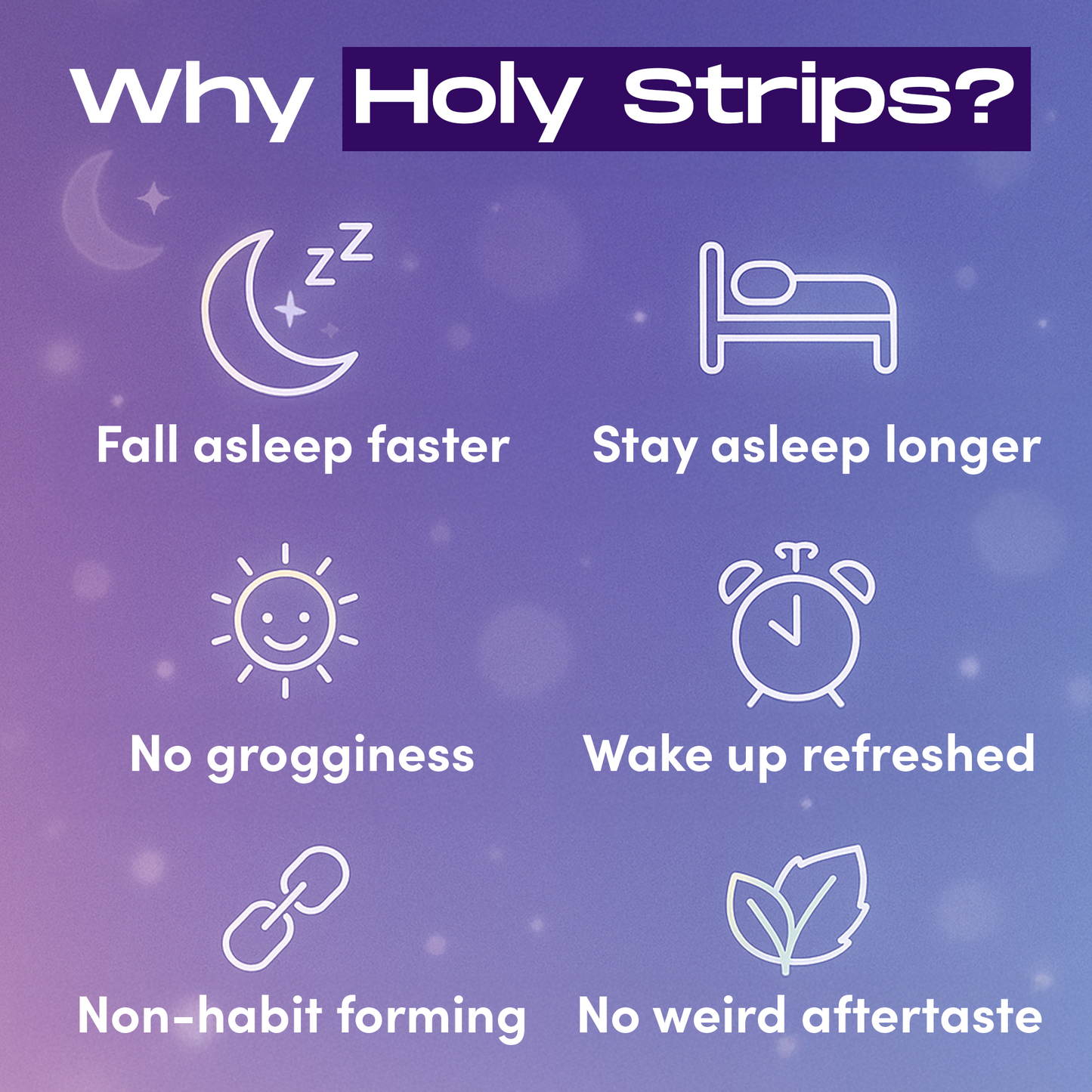 HolyStrips® Melatonin Strips